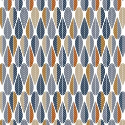 Arvidssons Textil Blader oilcloth, Blue