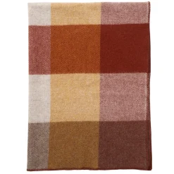 Wool Blankets & Throws^Klippan Yllefabrik Blid wool throw 130x180 cm, rust Red