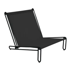 Outdoor Lounge Furniture^Brafab Blixt lounge chair, Black-clay Beige