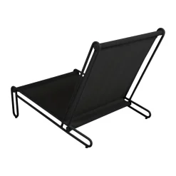 Outdoor Lounge Furniture^Brafab Blixt lounge chair, Black-clay Beige