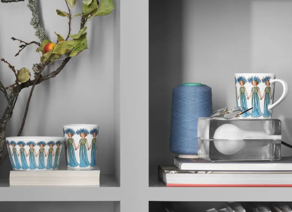 Best Design House Stockholm Blåklint bowl, 50 cl BlueWhite