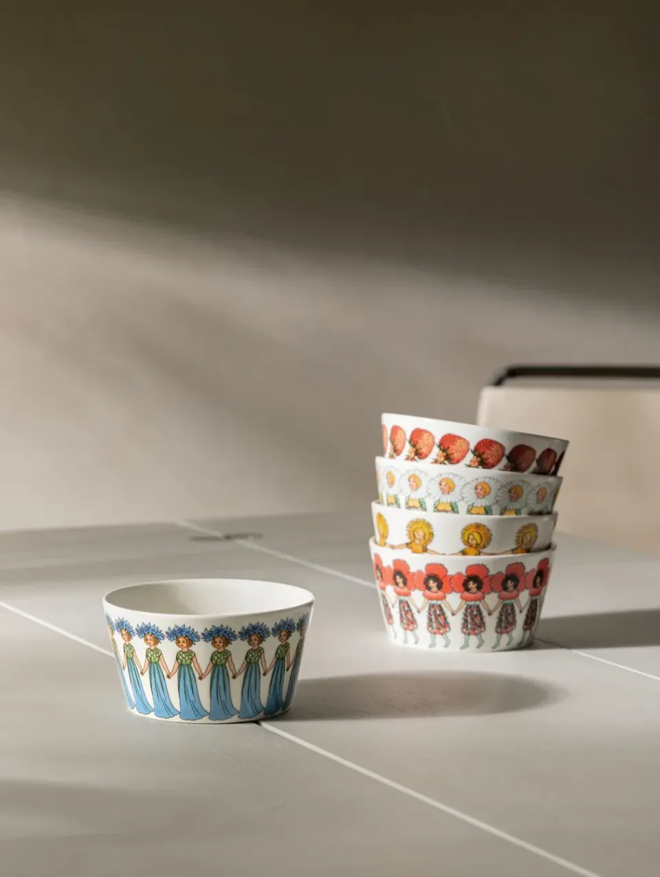 Best Design House Stockholm Blåklint bowl, 50 cl BlueWhite