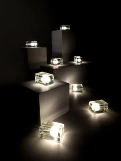 Clearance Design House Stockholm Block Lamp, white cord TransparentWhite