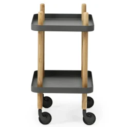 Serving Trolleys^Normann Copenhagen Block table, dark Grey
