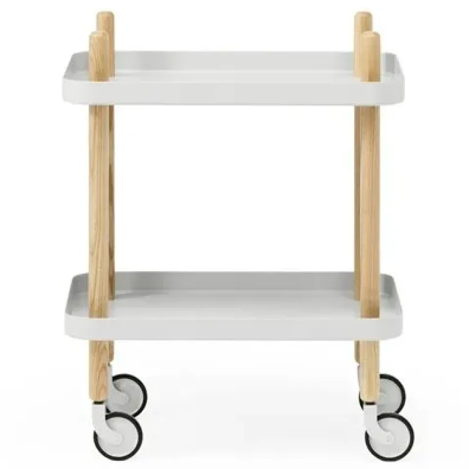Serving Trolleys^Normann Copenhagen Block table, light Grey