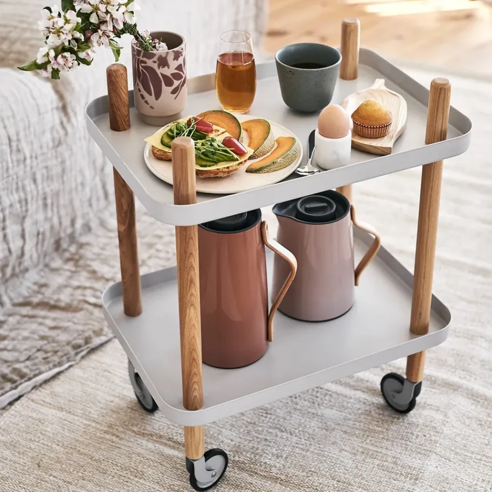 Serving Trolleys^Normann Copenhagen Block table, light Grey