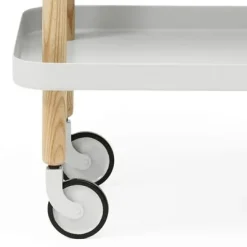Serving Trolleys^Normann Copenhagen Block table, light Grey