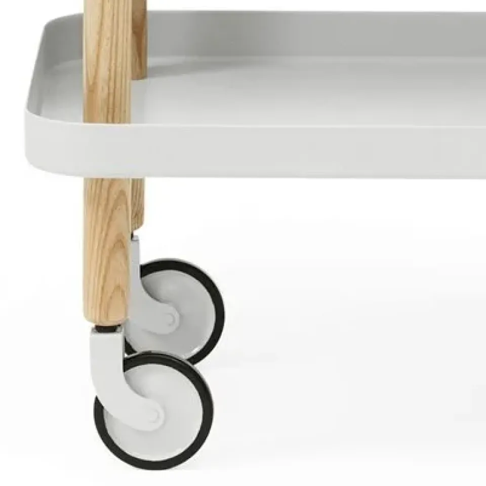 Serving Trolleys^Normann Copenhagen Block table, light Grey