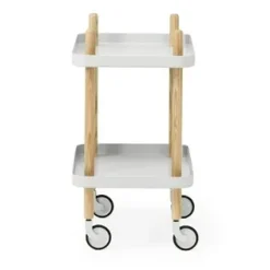 Serving Trolleys^Normann Copenhagen Block table, light Grey