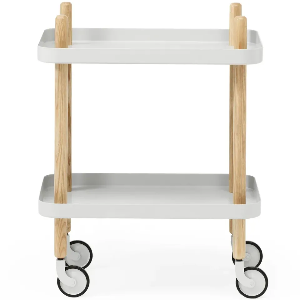 Serving Trolleys^Normann Copenhagen Block table, light Grey