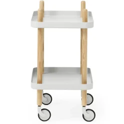 Serving Trolleys^Normann Copenhagen Block table, light Grey