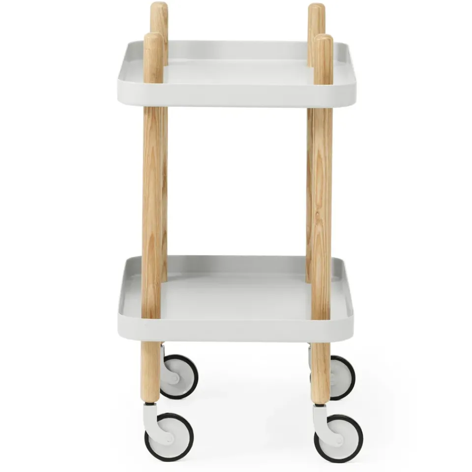 Serving Trolleys^Normann Copenhagen Block table, light Grey