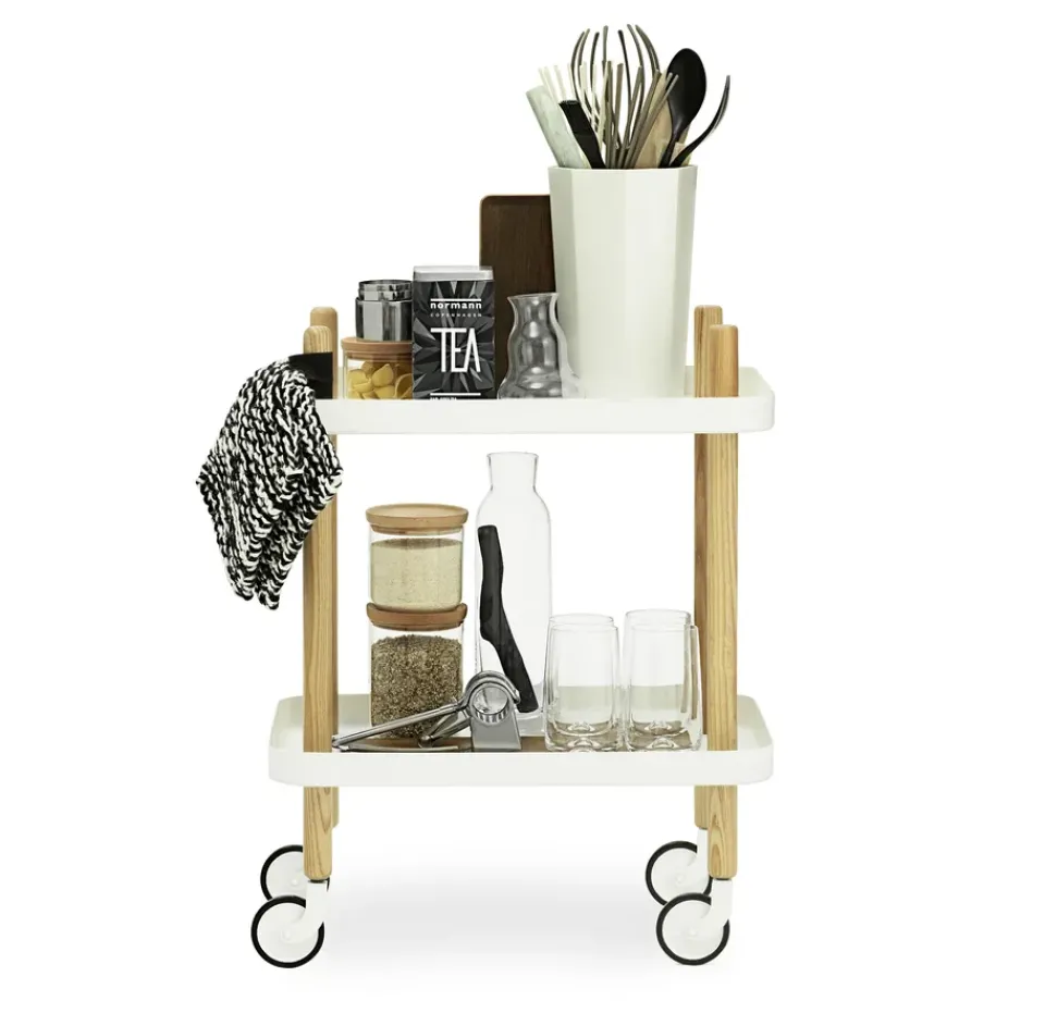 Serving Trolleys^Normann Copenhagen Block table, White