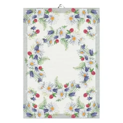 Kitchen Tea Towels^Ekelund Linneväveri Blomkrans kitchen towel 35x50 cm, multi BeigeMulti