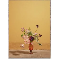Hot Paper Collective Blomst 02 Ochra poster, 50x70 cm Yellow
