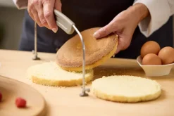 More Baking Accessories^Blomsterbergs adjustable cake base divider, Latte Beige