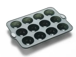 More Baking Accessories^Blomsterbergs Chocolate Mold 12 holes, Gray Grey