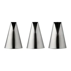 More Baking Accessories^Blomsterbergs saint honoré nozzle set 3-parts, Steel Silver-coloured