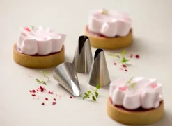 More Baking Accessories^Blomsterbergs saint honoré nozzle set 3-parts, Steel Silver-coloured