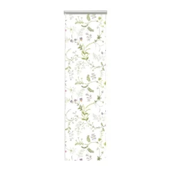 Clearance Arvidssons Textil Blomsteryra panel curtain 2-pack, Green