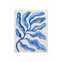Posters^Fine Little Day Bloom 2 poster, 40x50 cm BlueWhite