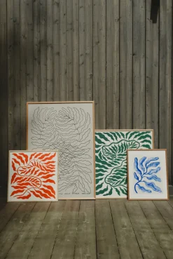 Posters^Fine Little Day Bloom 2 poster, 40x50 cm BlueWhite