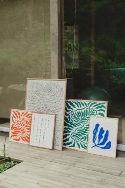 Posters^Fine Little Day Bloom 1 poster, 40x50 cm BlueWhite