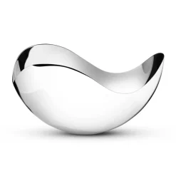 Online Georg Jensen Bloom serving bowl, petite, Ø 16 cm GreySilver-coloured