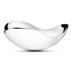 Decorative Bowls^Georg Jensen Bloom serving bowl, small, Ø 26 cm GreySilver-coloured
