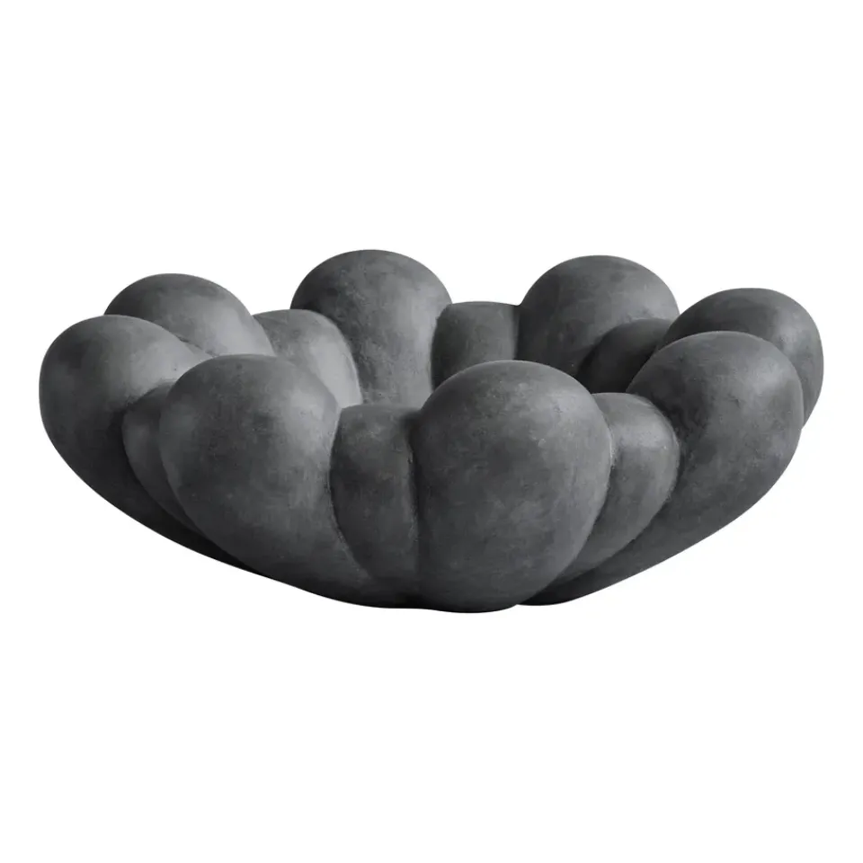Outlet 101 Copenhagen Bloom tray bowl large, Dark Grey