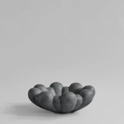 Outlet 101 Copenhagen Bloom tray bowl large, Dark Grey