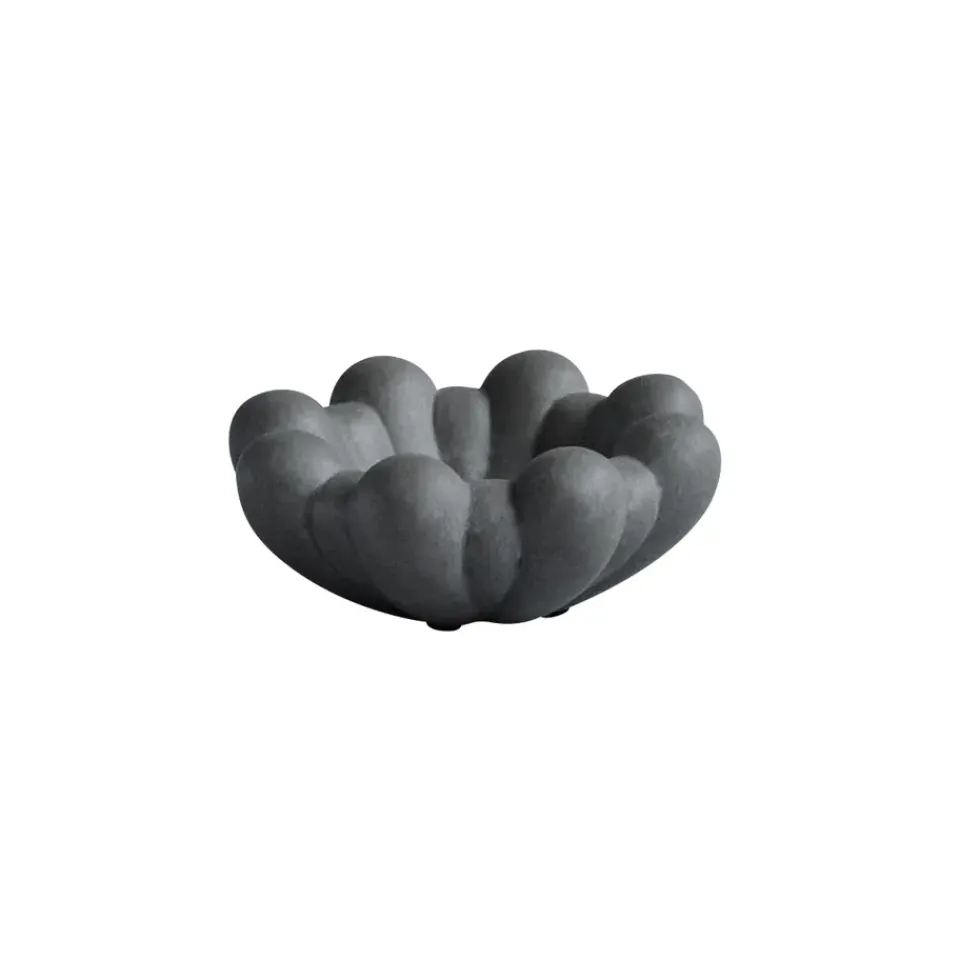 Decorative Bowls^101 Copenhagen Bloom tray bowl mini, Dark Grey