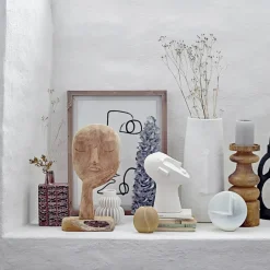 Decorative Accessories^Bloomingville decoration svase 40 cm, White
