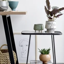 Flower Pots^Bloomingville flowerpot on foot Ø15 cm, Grey