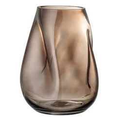 Vases^Bloomingville glass vase 26 cm, Brown