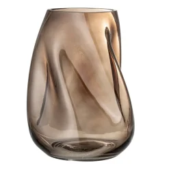 Vases^Bloomingville glass vase 26 cm, Brown