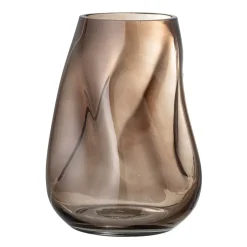 Vases^Bloomingville glass vase 26 cm, Brown