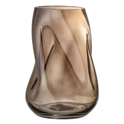 Vases^Bloomingville glass vase 26 cm, Brown