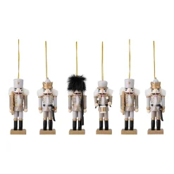 Sale Bloomingville hanging Christmas decorations 6-pack, Gold White