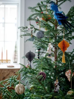 Sale Bloomingville hanging Christmas decorations 6-pack, Gold White