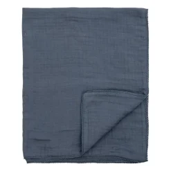 Baby Blankets^Bloomingville Muslin throw 80x100 cm, Blue