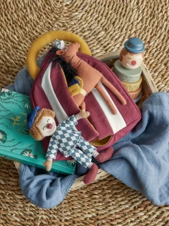 Baby Blankets^Bloomingville Muslin throw 80x100 cm, Blue