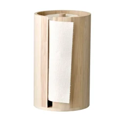 Kitchen Towel Holders^Bloomingville paper holder wood, 25.5 cm Brown