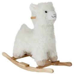 Clearance Bloomingville rocking horse, Llama White