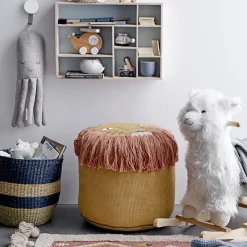 Clearance Bloomingville rocking horse, Llama White