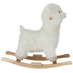 Clearance Bloomingville rocking horse, Llama White