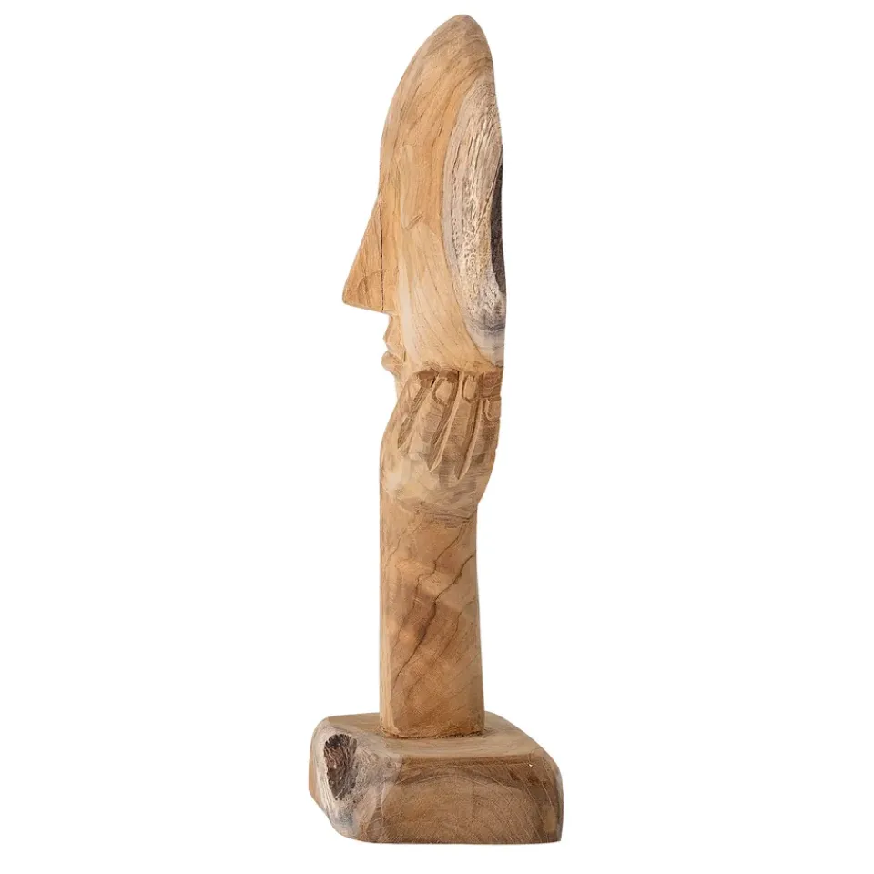 Bloomingville wooden sculpture 35 cm, nature Brown