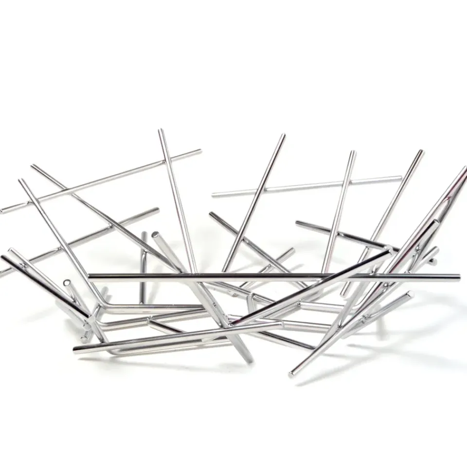 Online Alessi Blow up fruit basket, stainless steel GreySilver-coloured