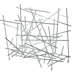 Online Alessi Blow up newsletter stand, stainless steel GreySilver-coloured