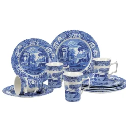 Sale Spode Italian 12 piece set, 12 pieces Blue